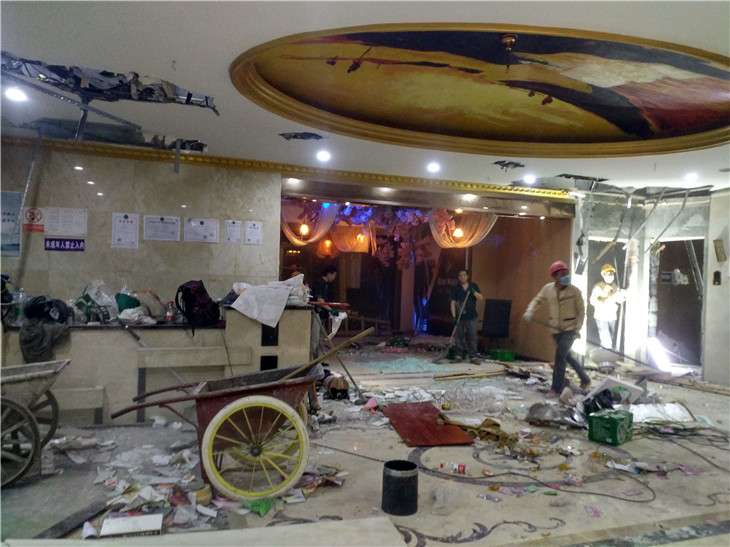 成都專業ktv拆除公司富都ktv拆除案例成華區